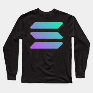 Solana (SOL) Logo Crypto Long Sleeve T-Shirt